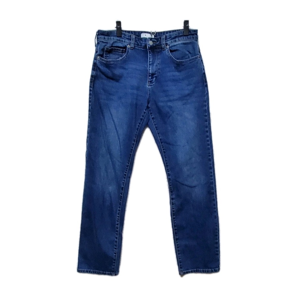True-Craft Jeans Mens Size 32x32 Dark Blue
